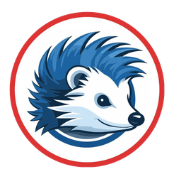 Hank, the HomeTown hedgehog mascot
